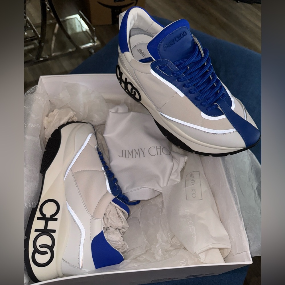 Jimmy Choo Raine Sneakers Electric Blue